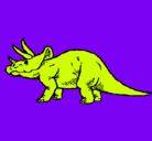 Dibujo Triceratops pintado por DAMIAN32