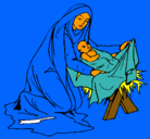 Dibujo Nacimiento del niño Jesús pintado por melchor14