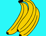 Dibujo Plátanos pintado por isabelalita