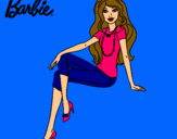 Dibujo Barbie moderna pintado por dooooooooog