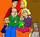 Dibujo Familia pintado por haguiuharuih