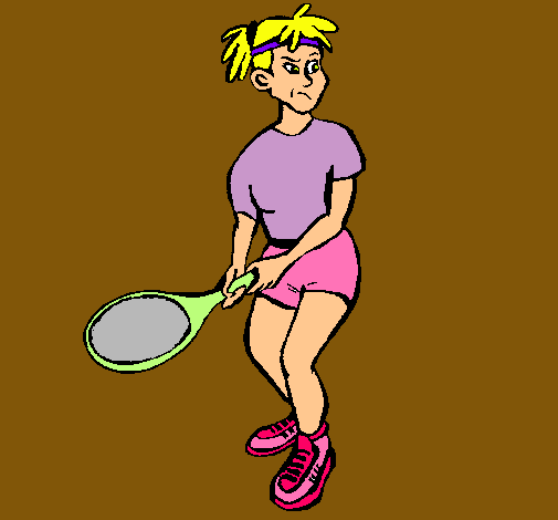 Dibujo Chica tenista pintado por santaisa