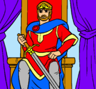 Dibujo Caballero rey pintado por emiremir1