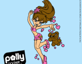 Dibujo Polly Pocket 14 pintado por burbuja