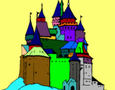 Dibujo Castillo medieval pintado por rjnrt