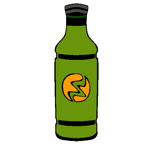 Dibujo Botella de refresco pintado por eVilla