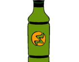 Dibujo Botella de refresco pintado por eVilla