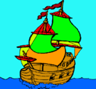 Dibujo Barco pintado por ronaldx1237