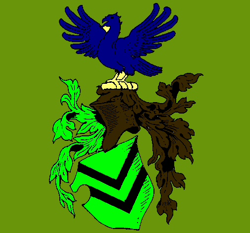 Escudo de armas y aguila 