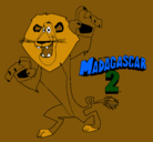 Dibujo Madagascar 2 Alex pintado por kikjjjfjjuuf