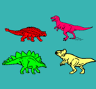 Dibujo Dinosaurios de tierra pintado por TESSO
