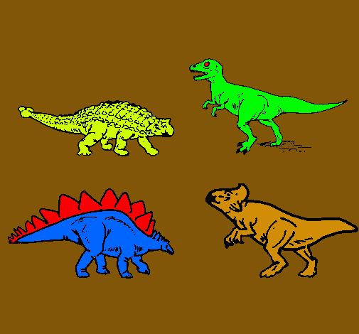 Dibujo Dinosaurios de tierra pintado por CHUMANEL