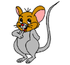 Dibujo Ratón pintado por anamo