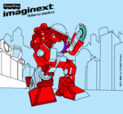 Dibujo Imaginext 4 pintado por ytrdsa