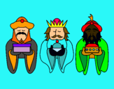Dibujo Los Reyes Magos 4 pintado por xavierg