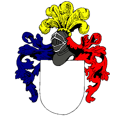 Escudo de armas y casco