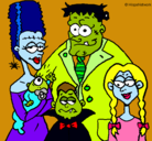 Dibujo Familia de monstruos pintado por mirtix