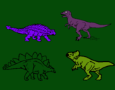 Dibujo Dinosaurios de tierra pintado por 123123645478