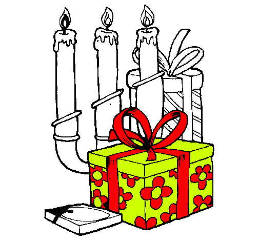 Candelabro y regalos