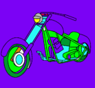 Dibujo Moto pintado por wililfhord