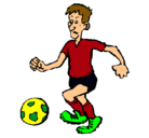 Dibujo Jugador de fútbol pintado por alberto3