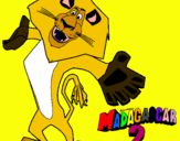 Dibujo Madagascar 2 Alex 2 pintado por ghfjh