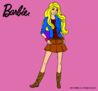 Dibujo Barbie juvenil pintado por lisa  