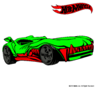 Dibujo Hot Wheels 3 pintado por elbombon