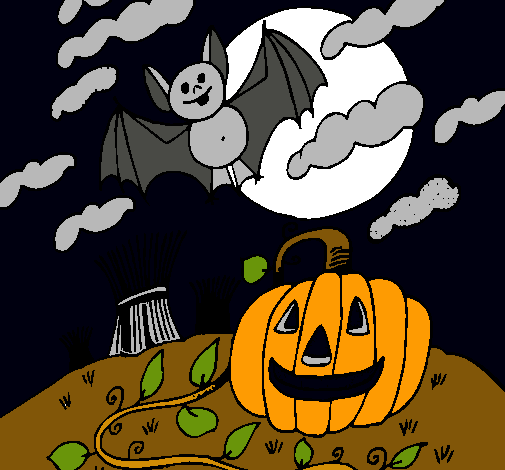 Paisaje de Halloween