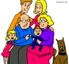 Dibujo Familia pintado por tanya123