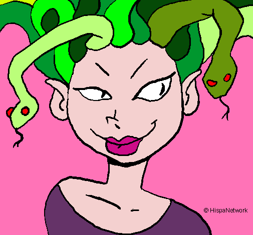 Mujer medusa