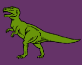 Dibujo Tiranosaurus Rex pintado por joanyjordi