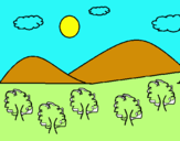 Dibujo Montañas 4 pintado por vchayo