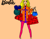 Dibujo Barbie de compras pintado por antooooooooo