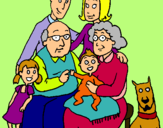 Dibujo Familia pintado por carl45678