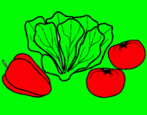 Dibujo Verduras pintado por jdjjdjss