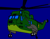 Dibujo Helicóptero al rescate pintado por MARC2005