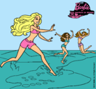 Dibujo Barbie de regreso a la playa pintado por ghftdtrshfxv