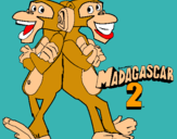 Dibujo Madagascar 2 Manson y Phil 2 pintado por estifiter