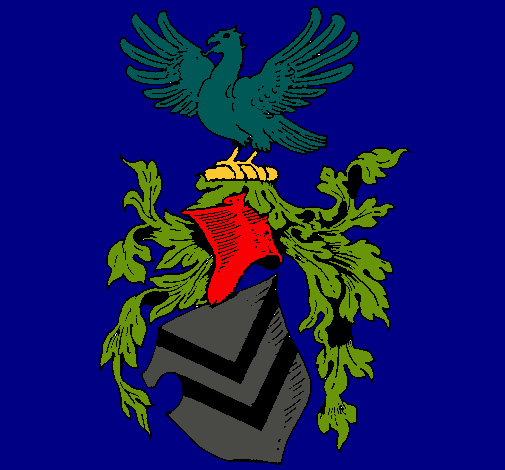 Escudo de armas y aguila 