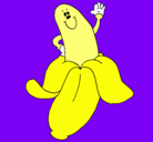 Dibujo Banana pintado por hernande
