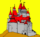 Dibujo Castillo medieval pintado por juanjete