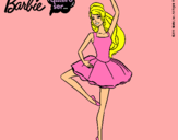 Dibujo Barbie bailarina de ballet pintado por meluuuuuuuuu