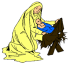 Dibujo Nacimiento del niño Jesús pintado por angelo43