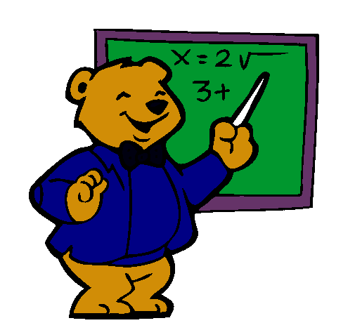 Dibujo Profesor oso pintado por katiuska