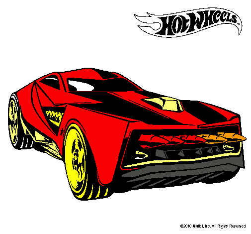 Dibujo Hot Wheels 12 pintado por joanyjordi
