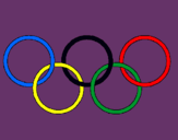 Dibujo Anillas de los juegos olimpícos pintado por jositO 