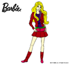 Dibujo Barbie juvenil pintado por DEQUE