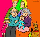 Dibujo Familia pintado por njfdhvhfdsau