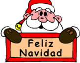 Dibujo Feliz Navidad pintado por laura9love